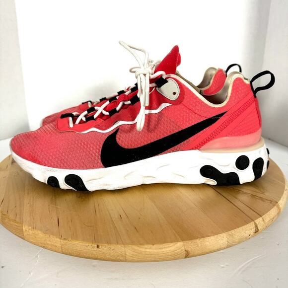 Nike React Element 55 SE Ember Glow Sneakers Shoes CI3831-800 Men SZ 11.5 - Picture 3 of 7